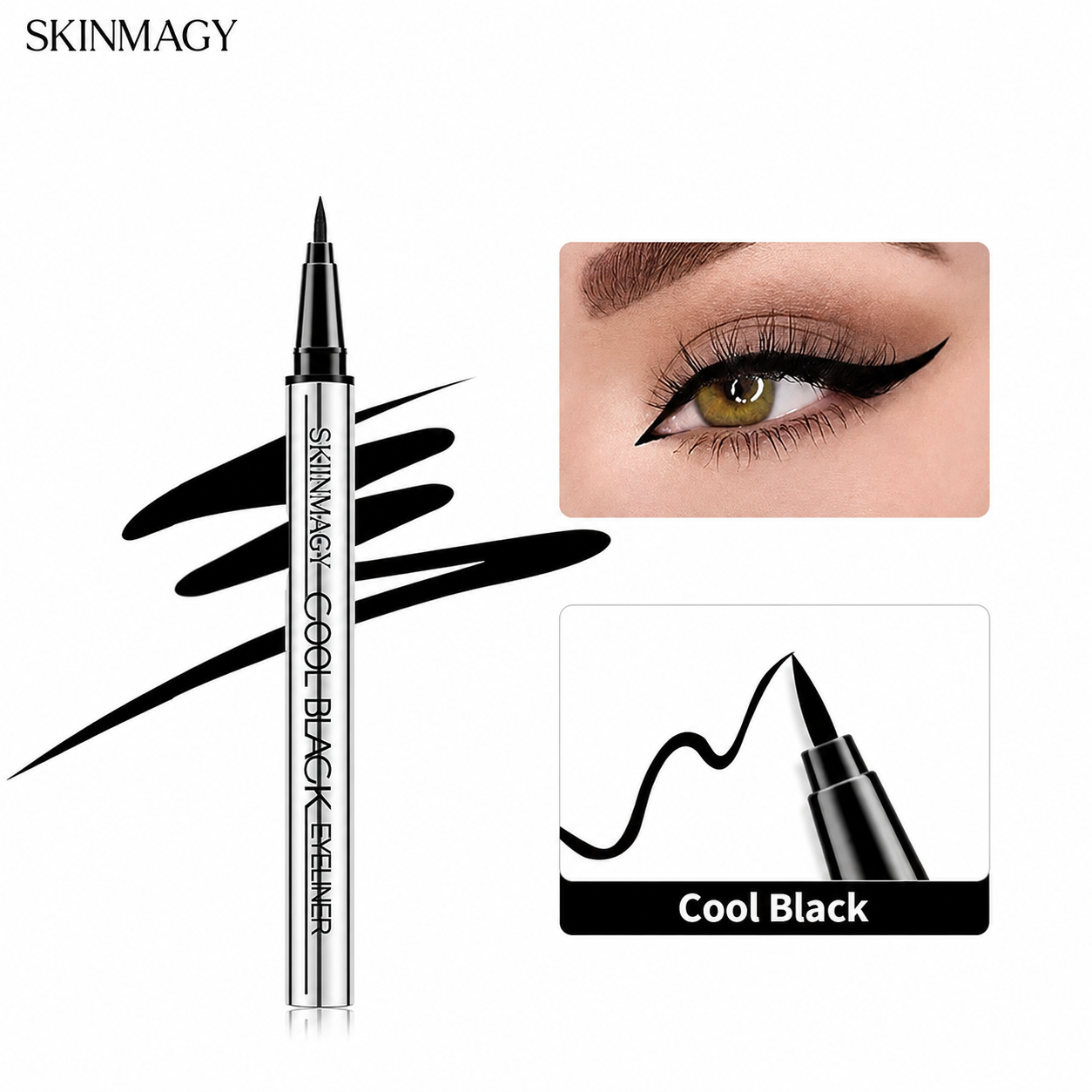 Skinmagy Cool Black eyeliner