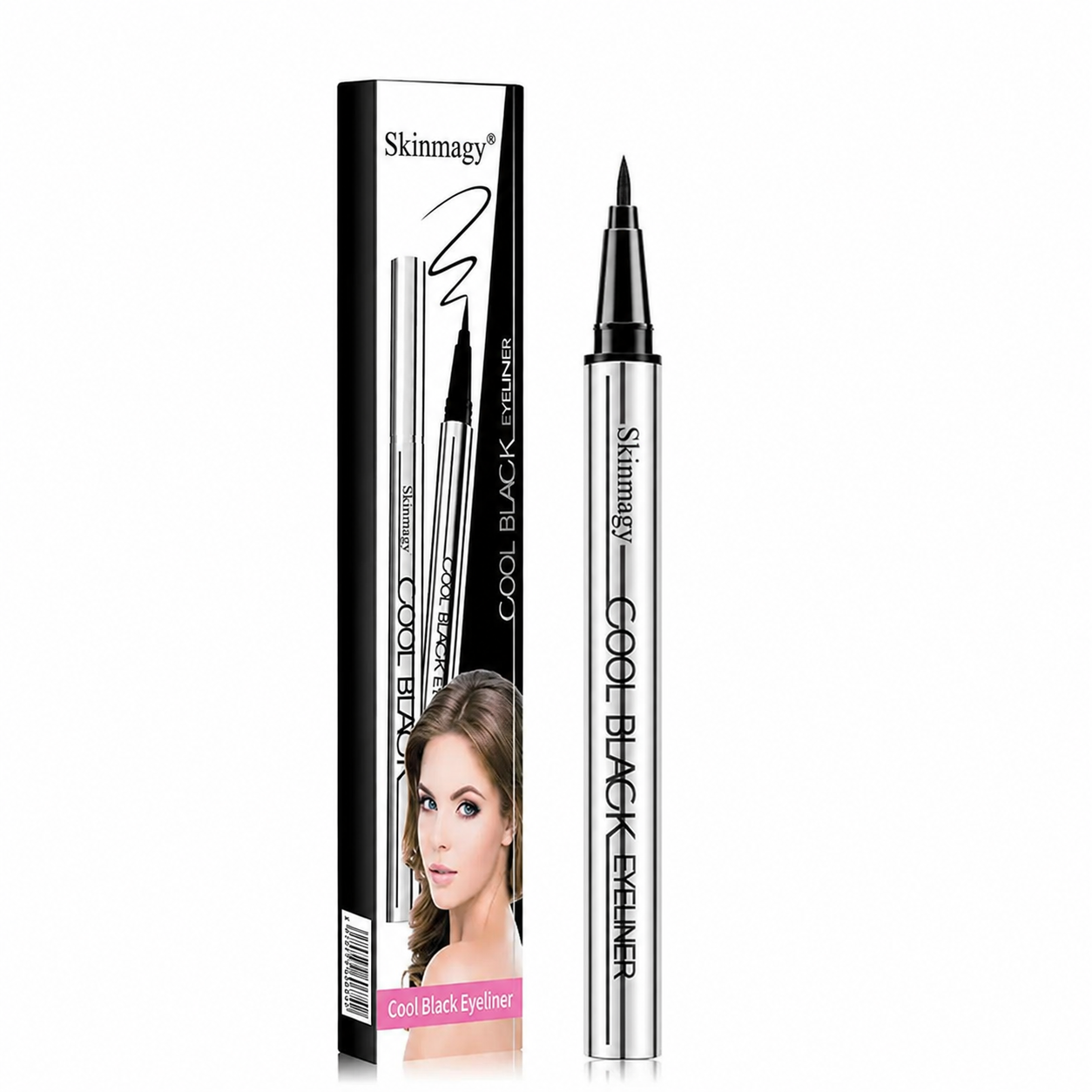 Skinmagy silver eyeliner pen and packaging