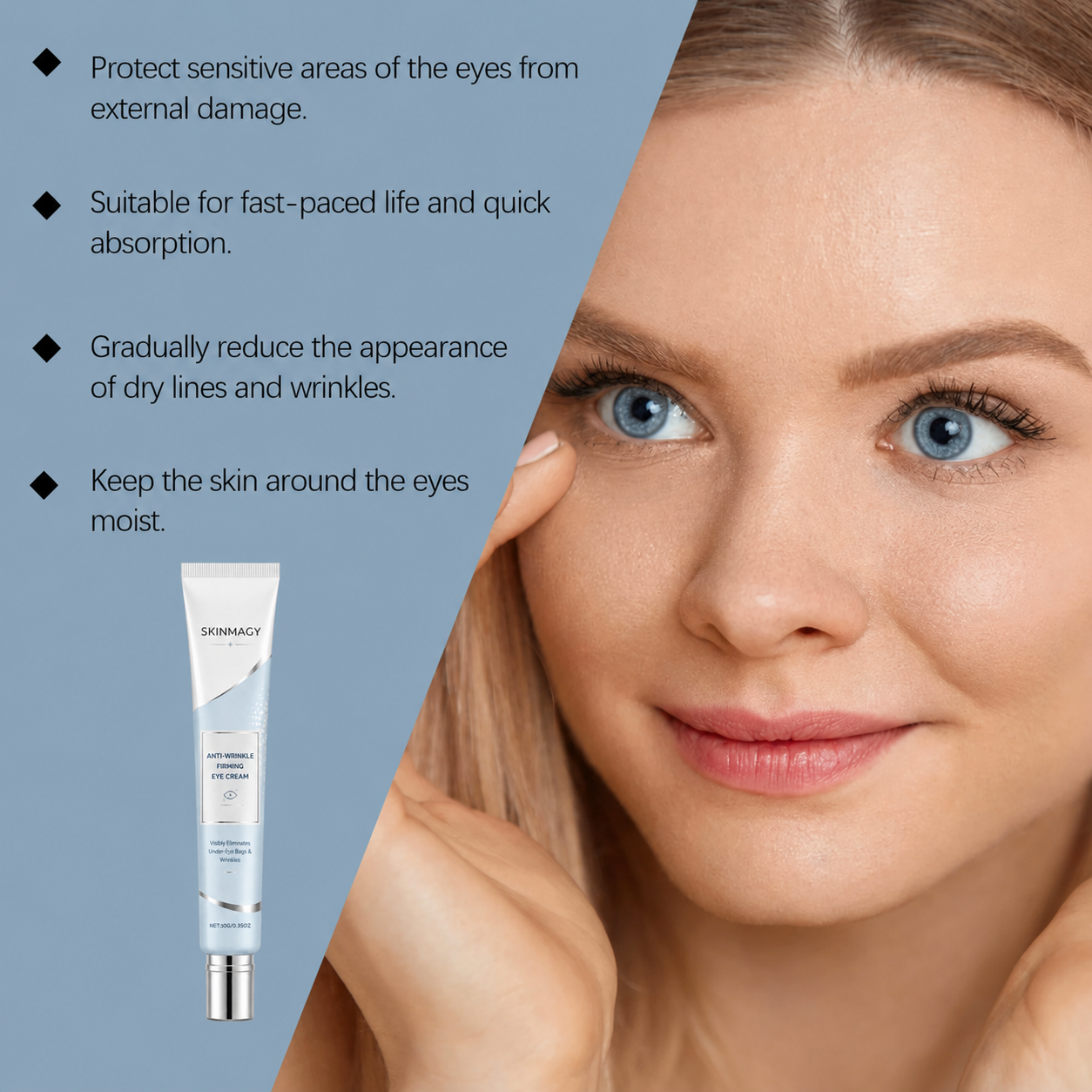 SKINMAGY™ Instant Face Temporary Tightener – Instant visible results in 30 seconds