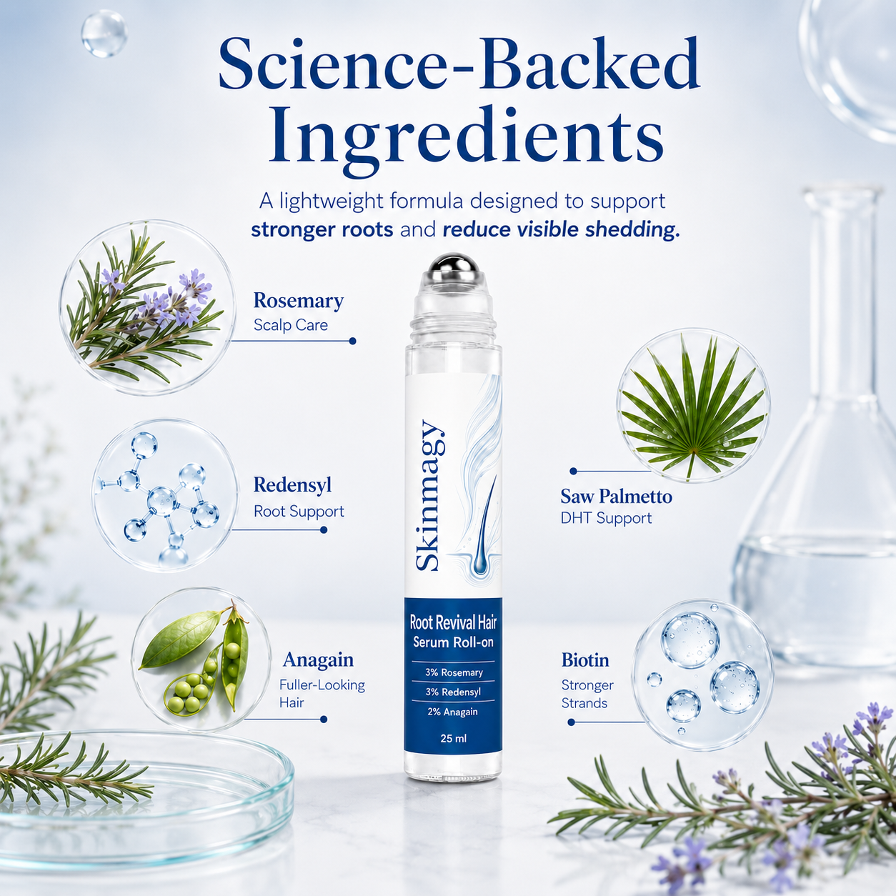 Skinmagy™ Root Revival Hair Roll On Serum