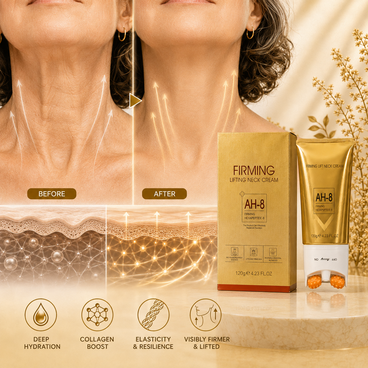 🔥Last Day-Buy 1 Get 1 Free🔥Why 60 Pounds of Invisible Pressure Is Aging Your Neck Faster Than Your Face?